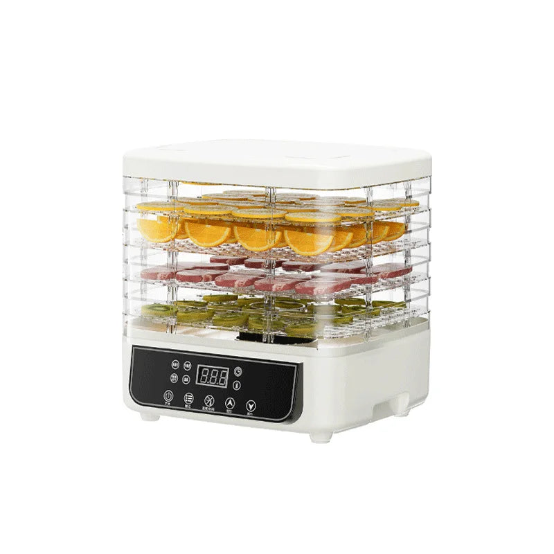 5-Layer Household Dry Fruit Machine Food Dryer Fruit Vegetable Snack Freeze-Drying Machine Adjustable Temperature Touch Control