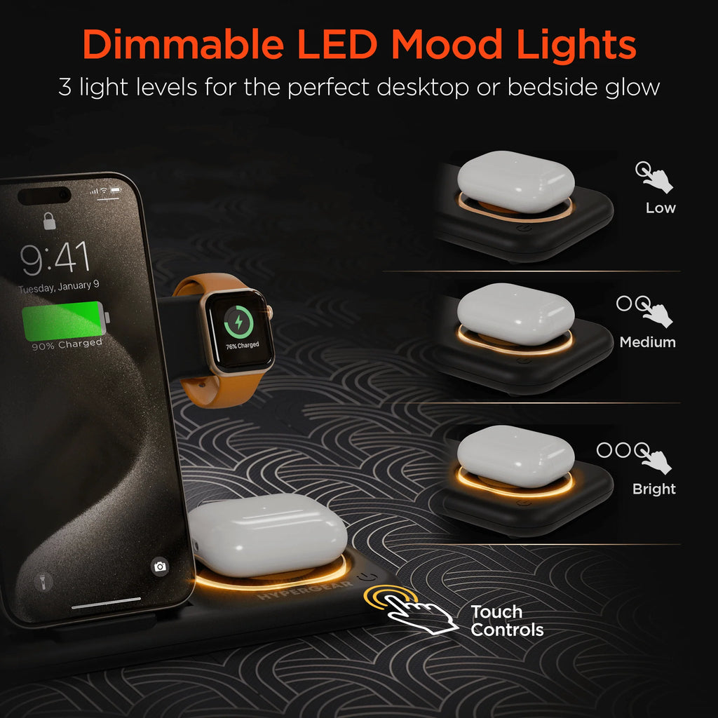 Hypergear 4 in 1 Wireless Charging Stand