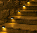 8 Pack New Solar Deck Lights Outdoor Waterproof LED Steps Lamps for Stairs Fence